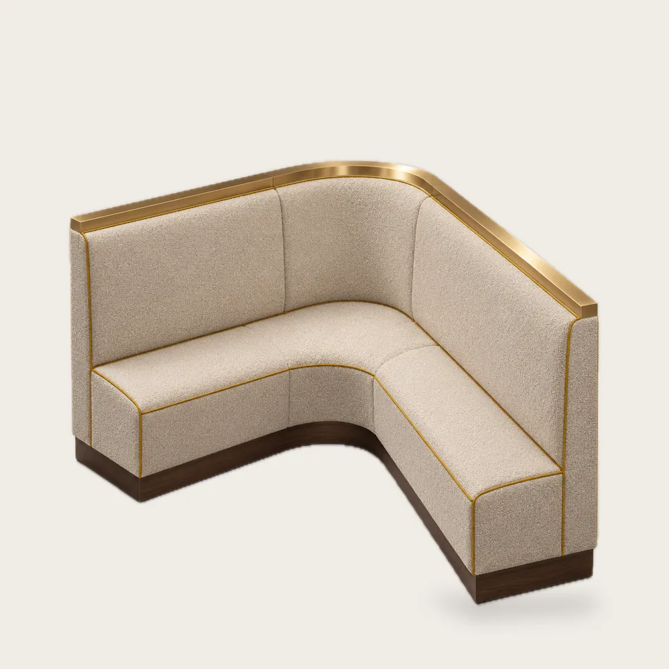 Chelsea Radius Corner Booth