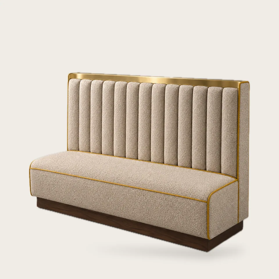 Halsted Channel-Back Banquette