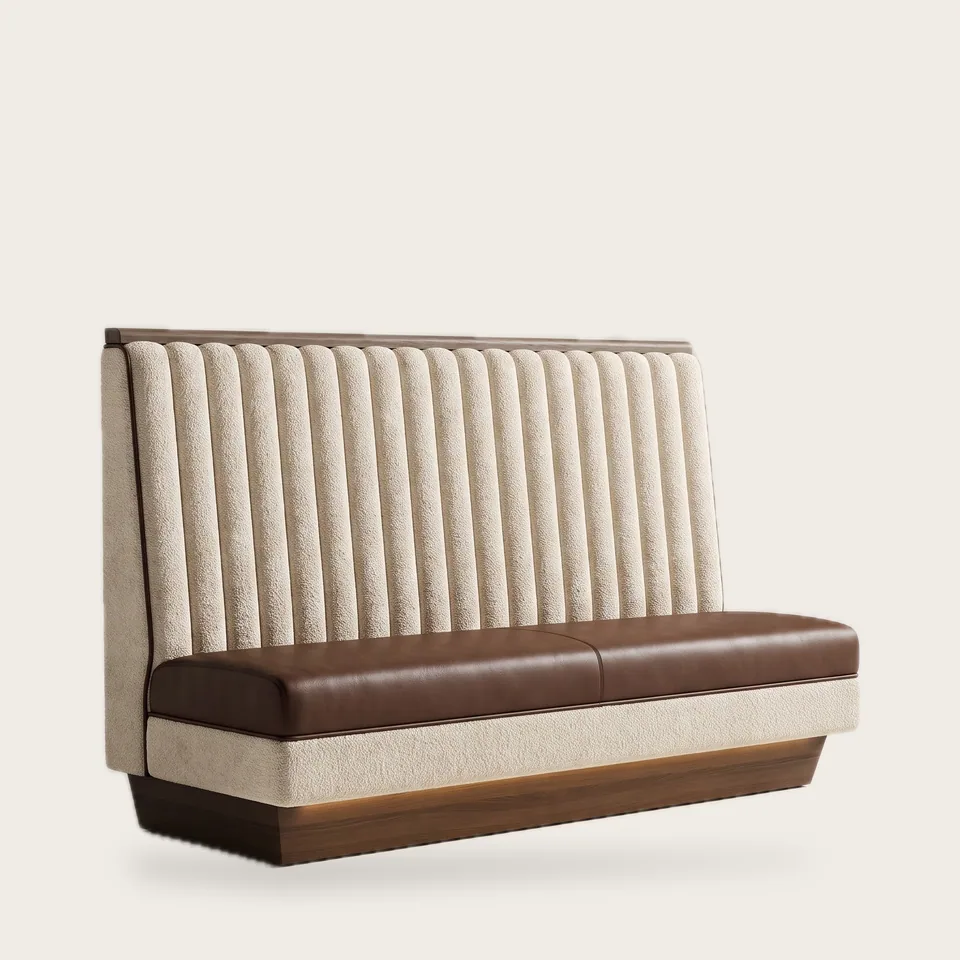 Hester Two-Tone Channel Banquette