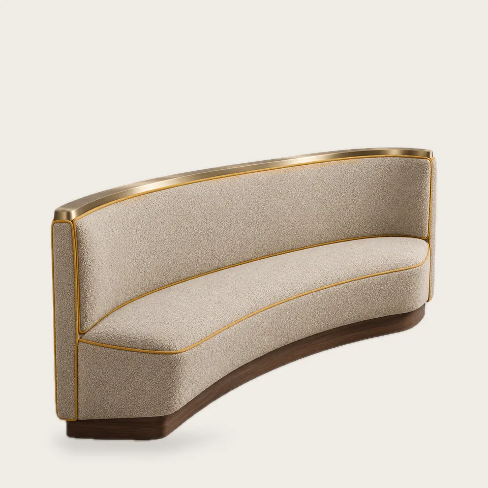 Hudson Curved-Wall Banquette
