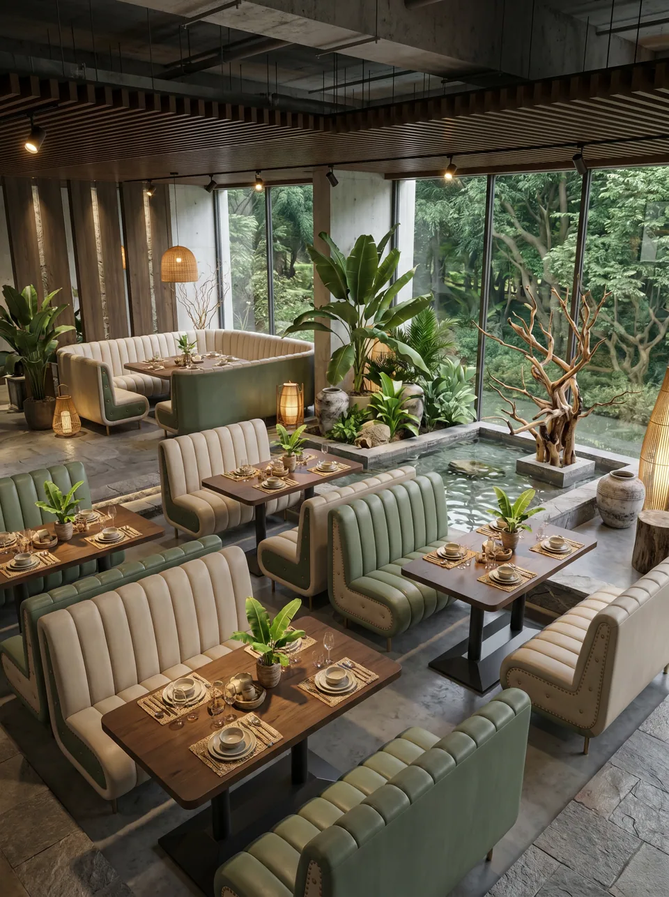 Lafayette Roll-Front Booth view 7