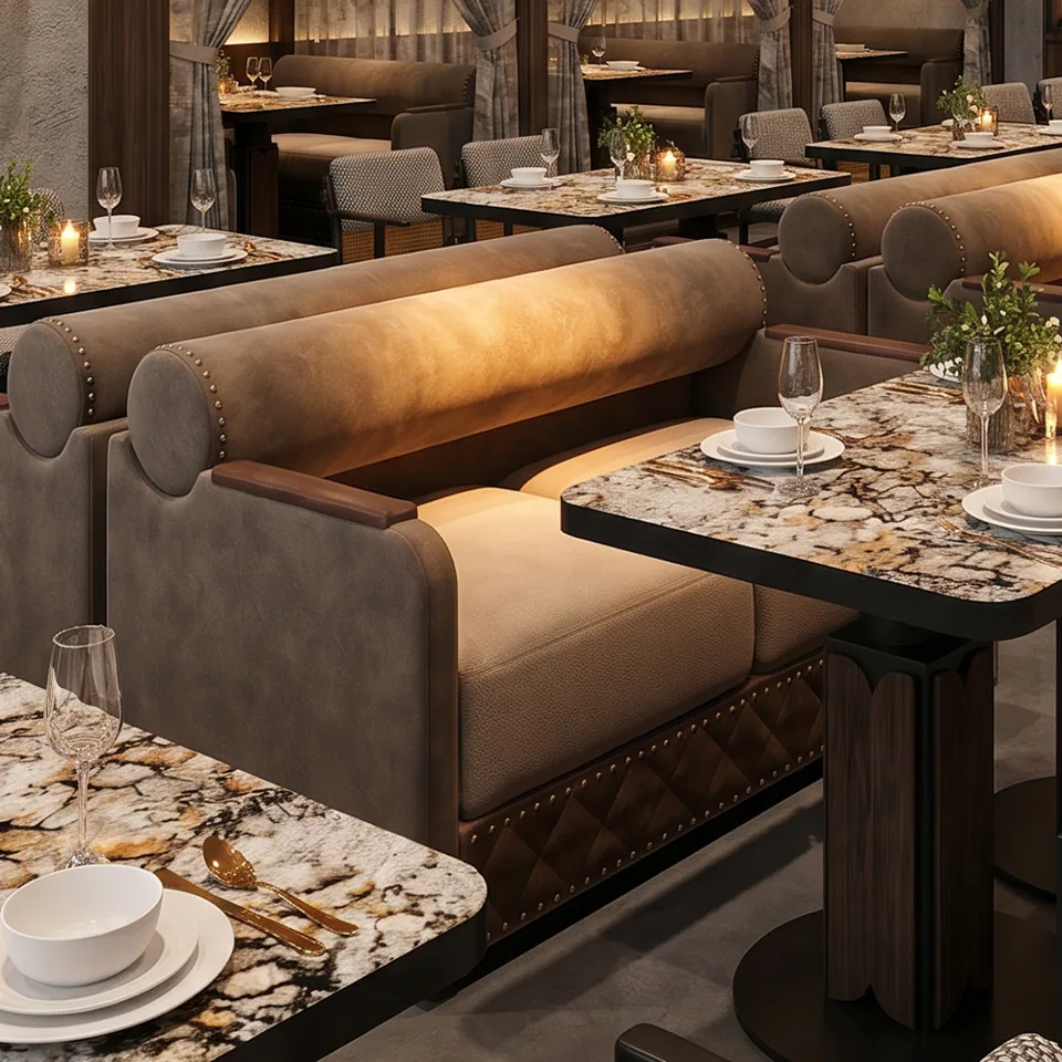 Worth Bolster-Top Booth